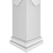 Ekena Millwork Craftsman Classic Square Non-Tapered Chevron Modern Fretwork Column CC1210ENCVDPRPR - alternate 3